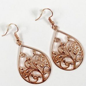 Rose Gold Earrings